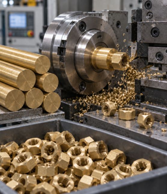Brass Component Manufacturing Process & CNC Machining - Pankaj Brass Industries Jamnagar