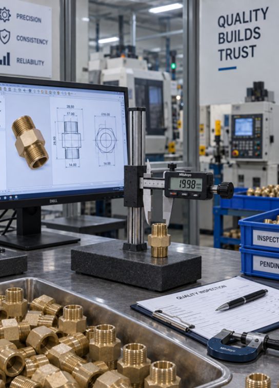Quality Assurance Testing & Quality Control Lab - Pankaj Brass Industries Jamnagar