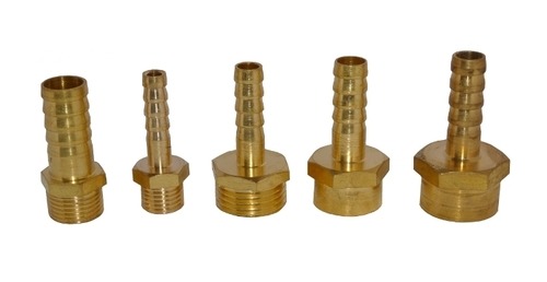 Brass Male Female Hose Nipples - High Precision Turned Brass Component Pankaj Brass Industries