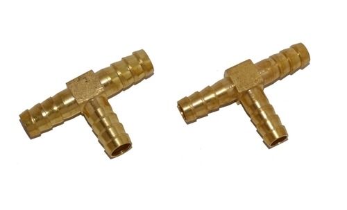 Brass Tee Joint Nipple - High Precision Turned Brass Component Pankaj Brass Industries