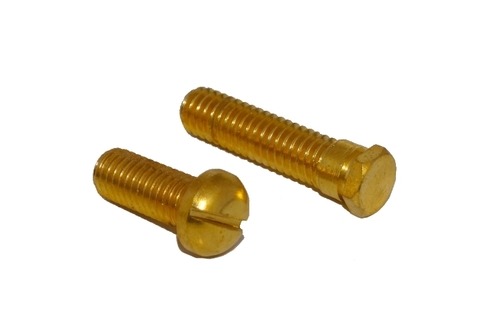 Brass Round Head Bolt - Precision Turned Brass Component Pankaj Brass Industries